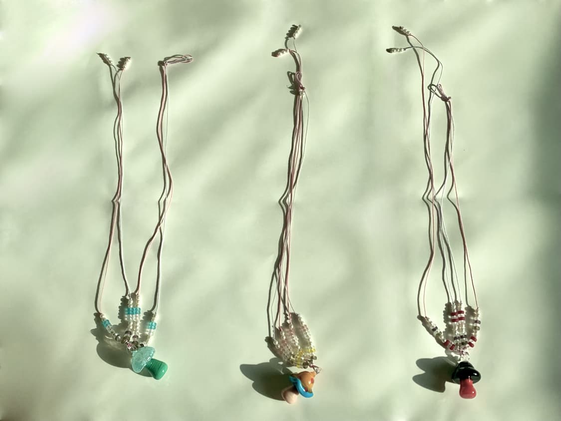 Mushroom days necklace🍄 상품이미지3