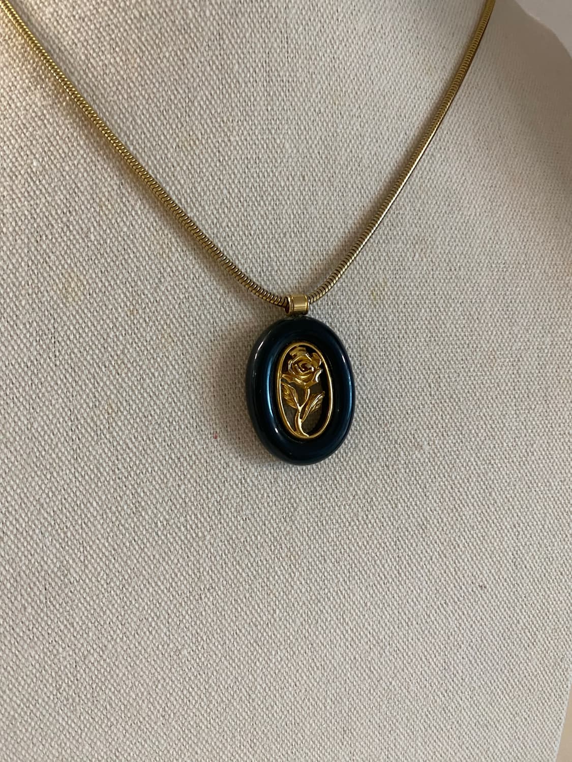 빈티지 로즈 골드 팬던트 목걸이 상품이미지3