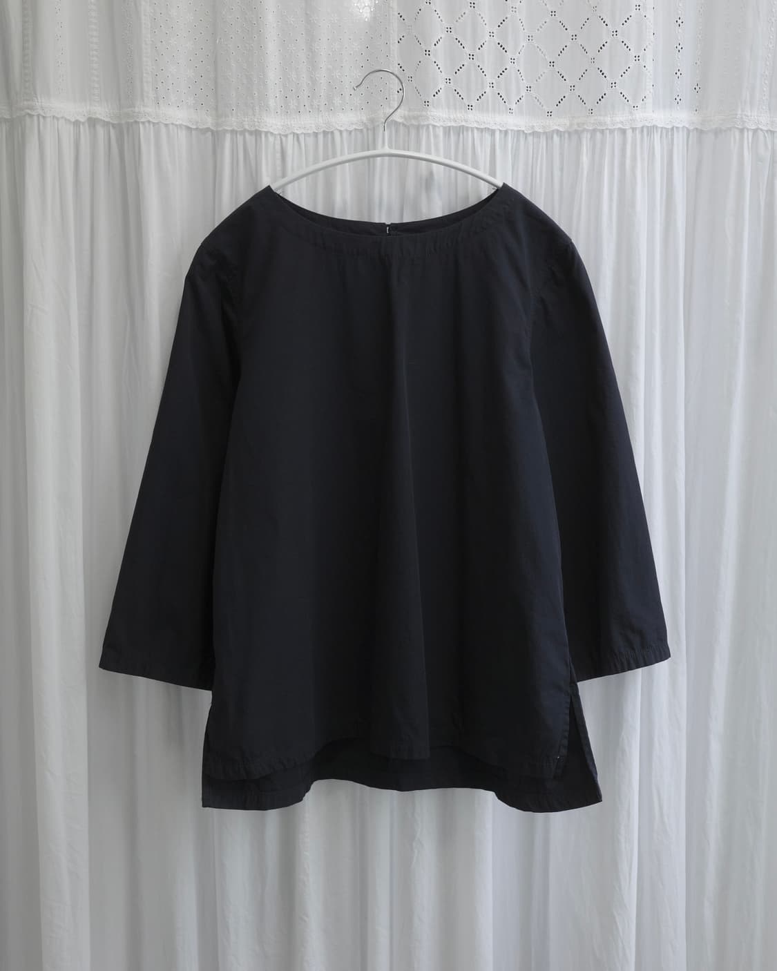 Minimul black tunic top 상품이미지2