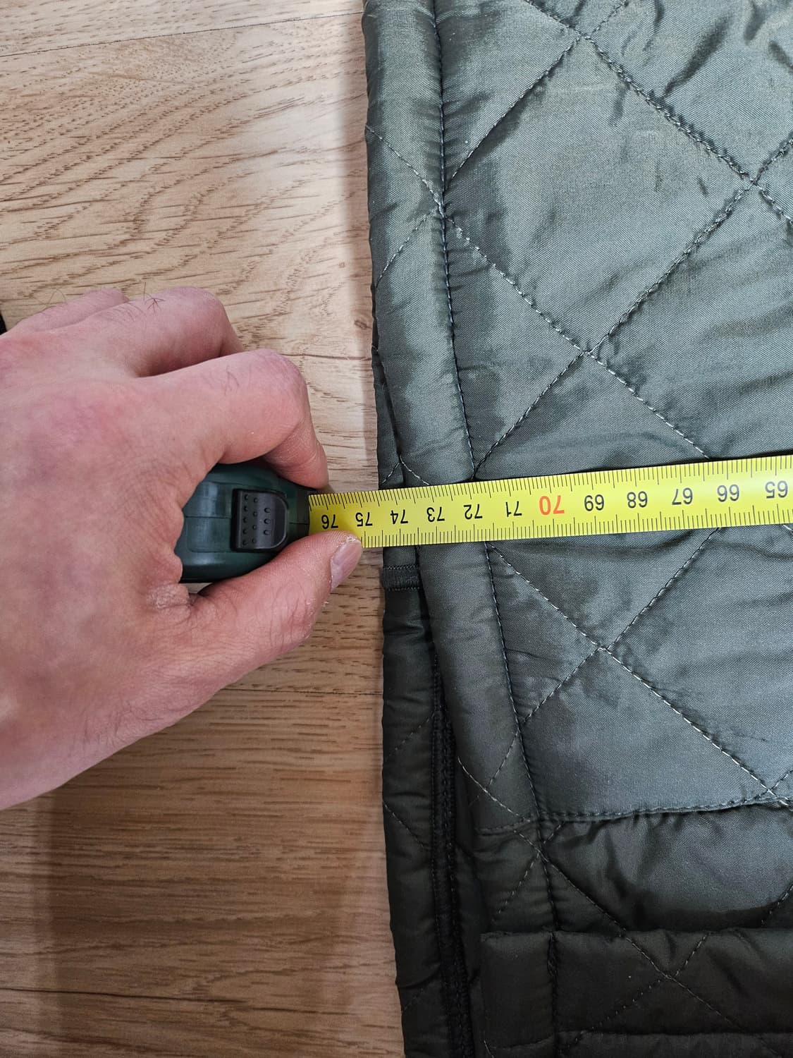 (M)바버 퀄팅 자켓 올리브 상품이미지4