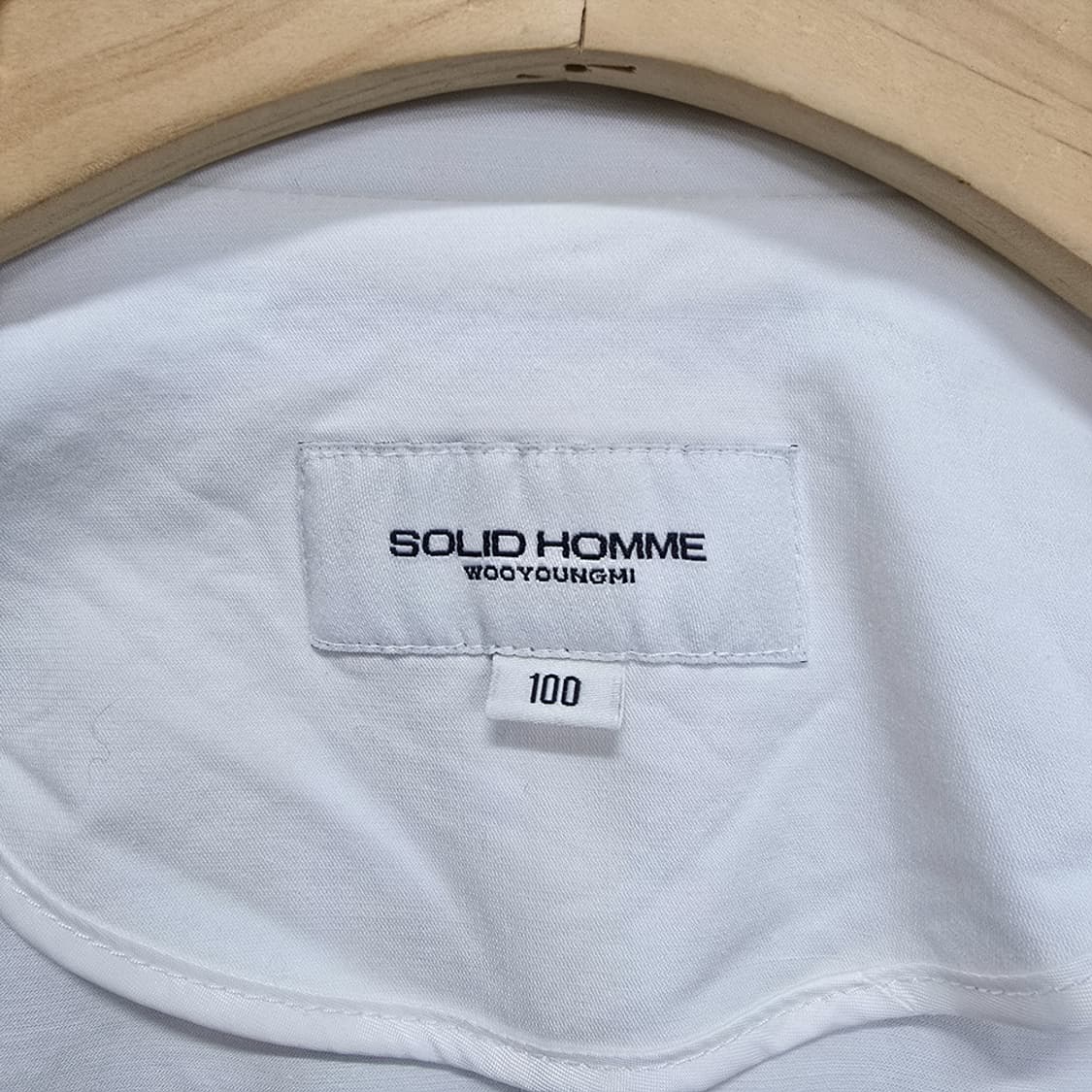 솔리드옴므(SOLID HOMME) 집업 베스트 화이트 100 상품이미지8