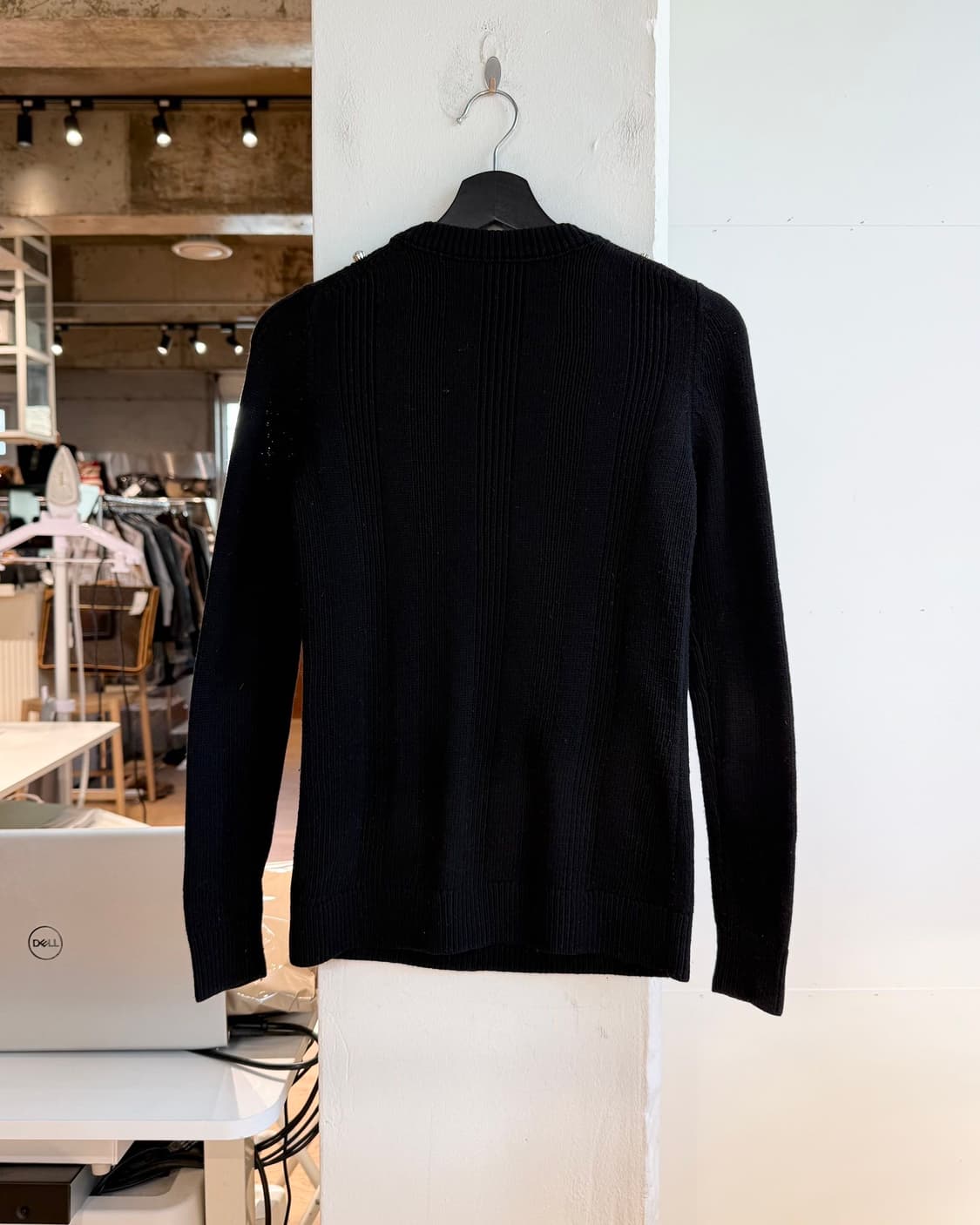 토리버치 블랙 에타 라인스톤 니트  상품이미지7