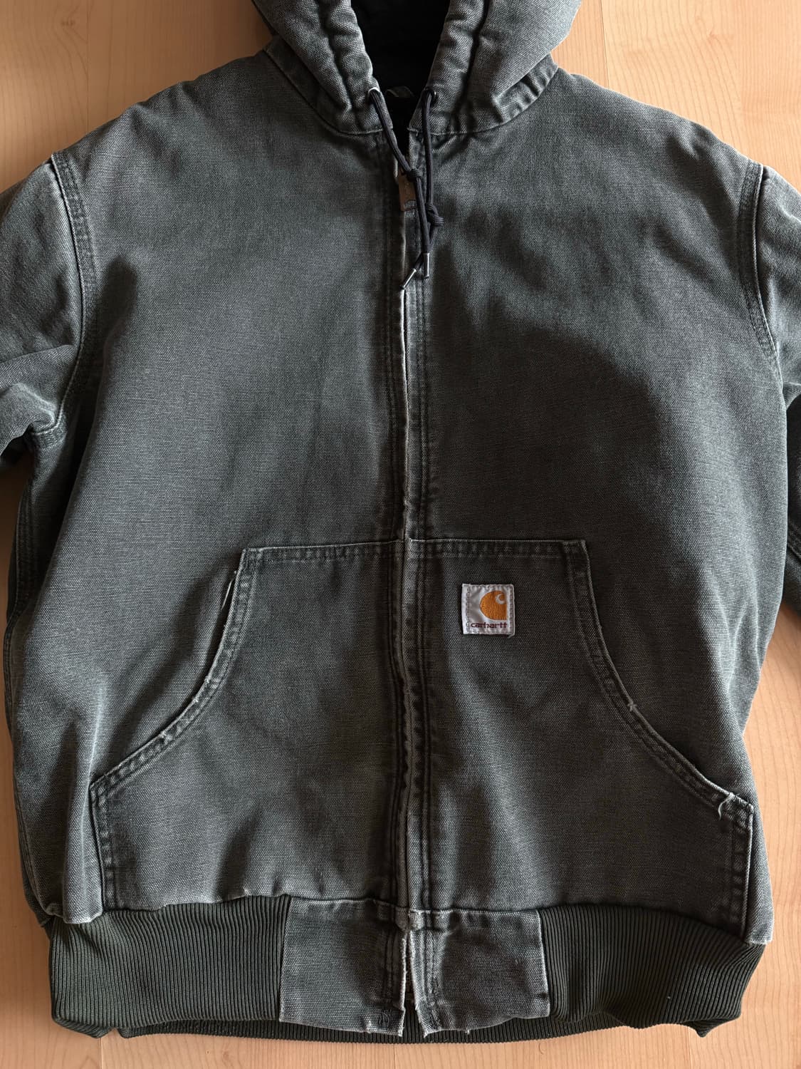 (S)칼하트 덕 액티브 후드자켓 WJ130 MOS 모스그린 상품이미지3