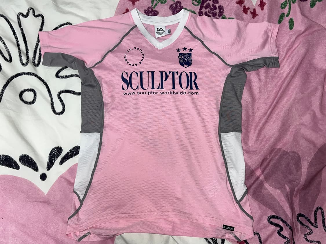 스컬프터 Sports Jersey Tee Pink M 상품이미지1