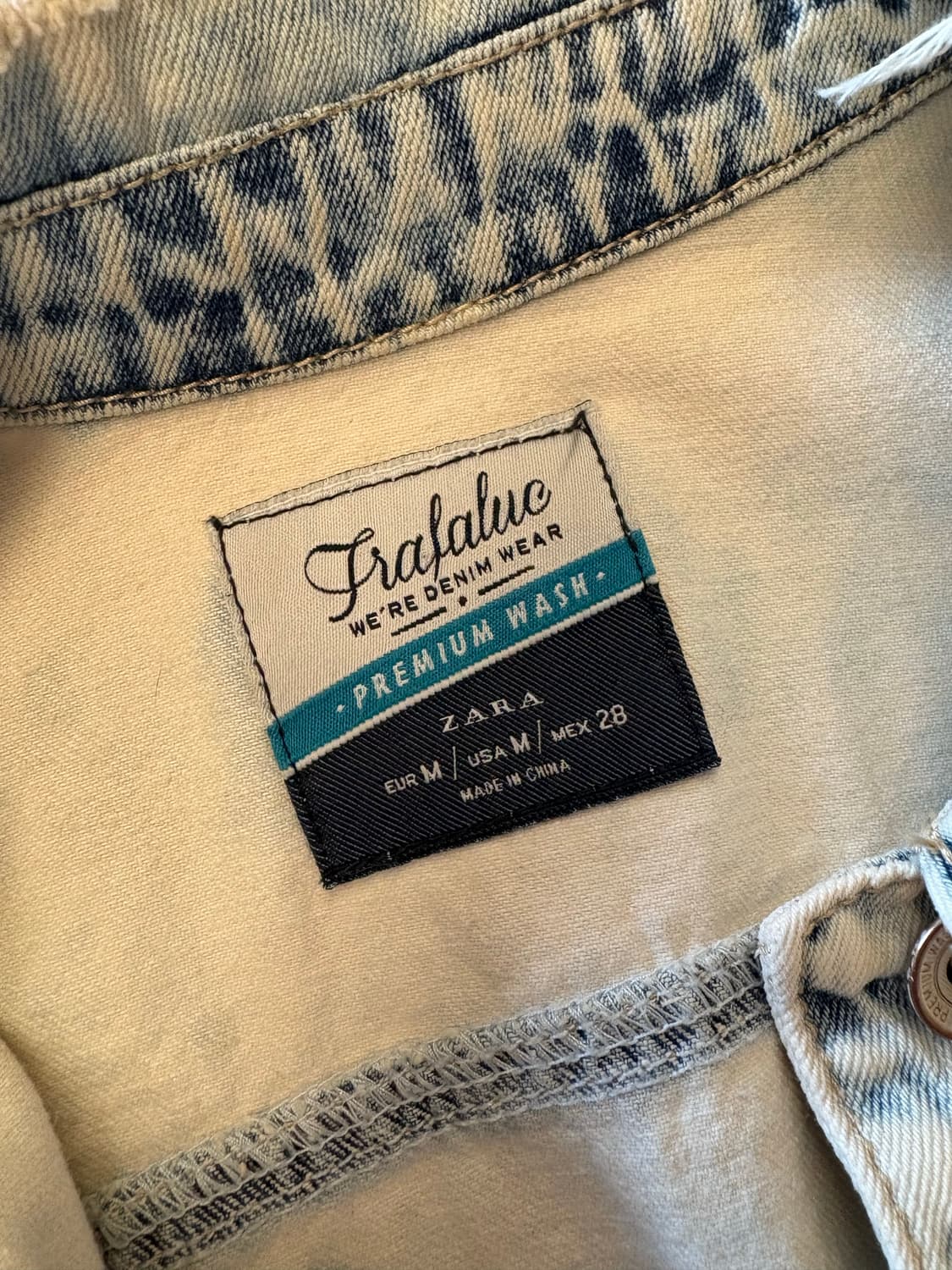 zara 프리미엄 워시 데님자켓 상품이미지2