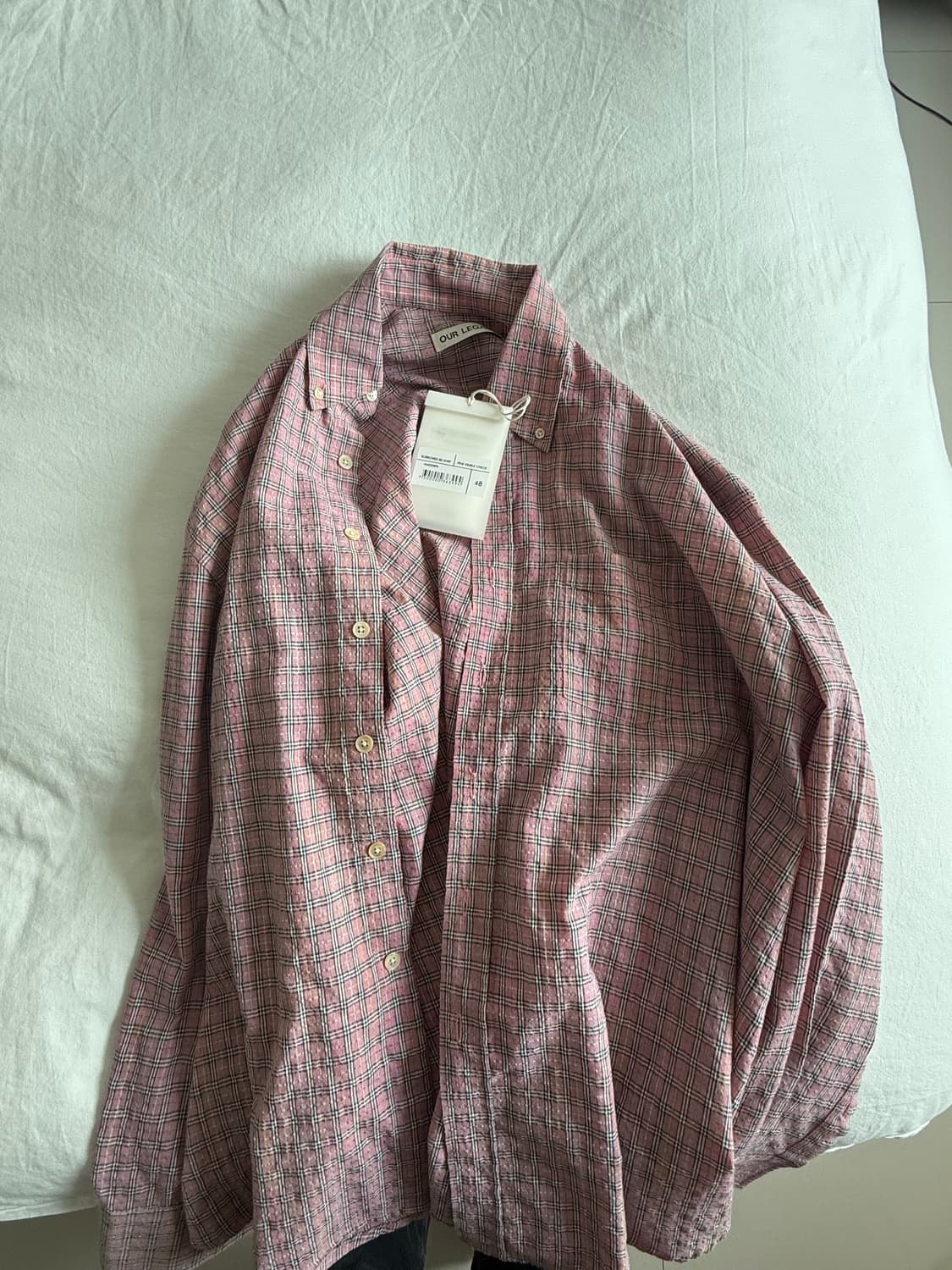 아워레가시 버로우드 셔츠 핑크 48 상품이미지1