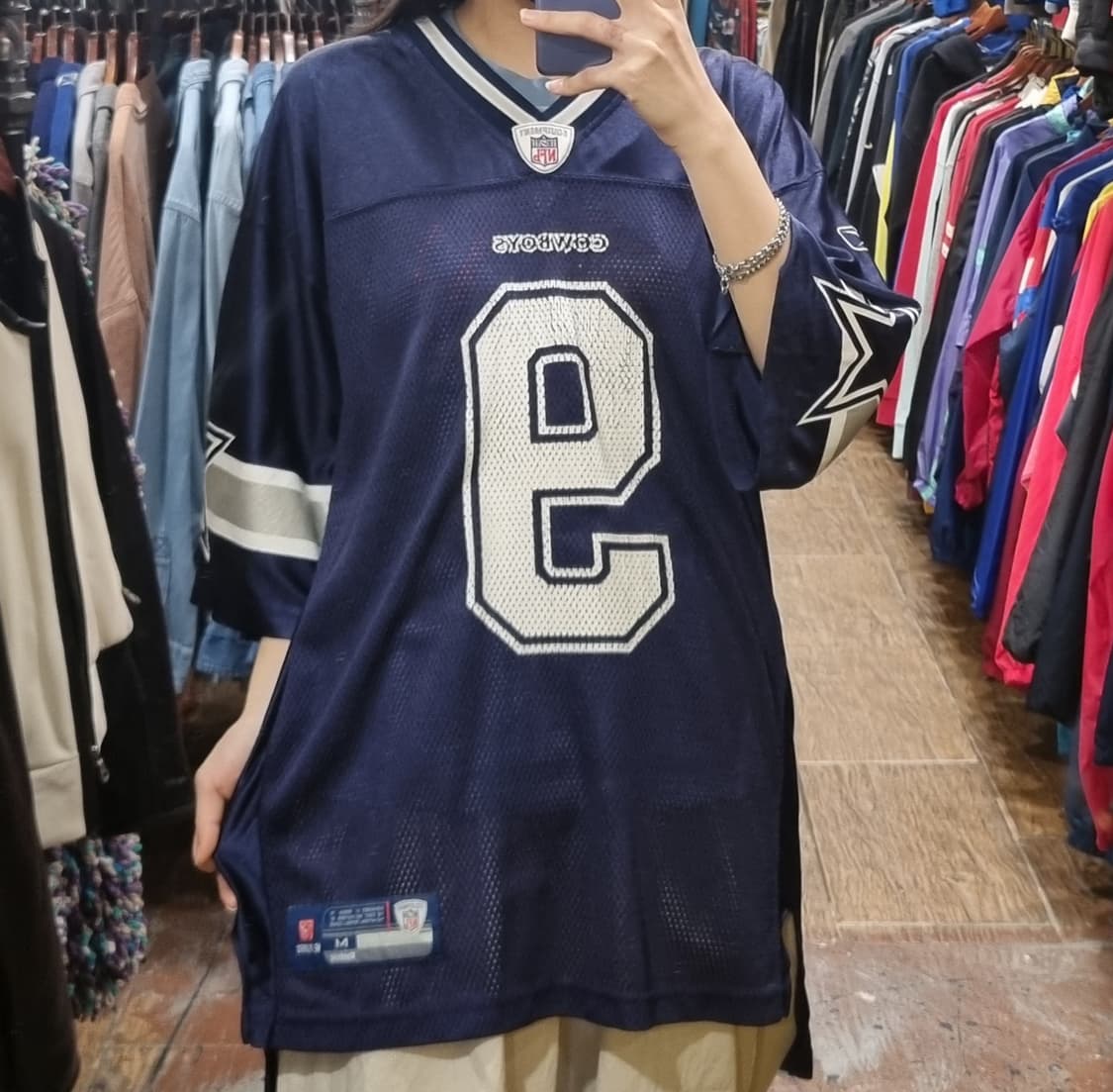 [Hi]  NFL 풋볼 져지 반팔티 네이비 상품이미지1