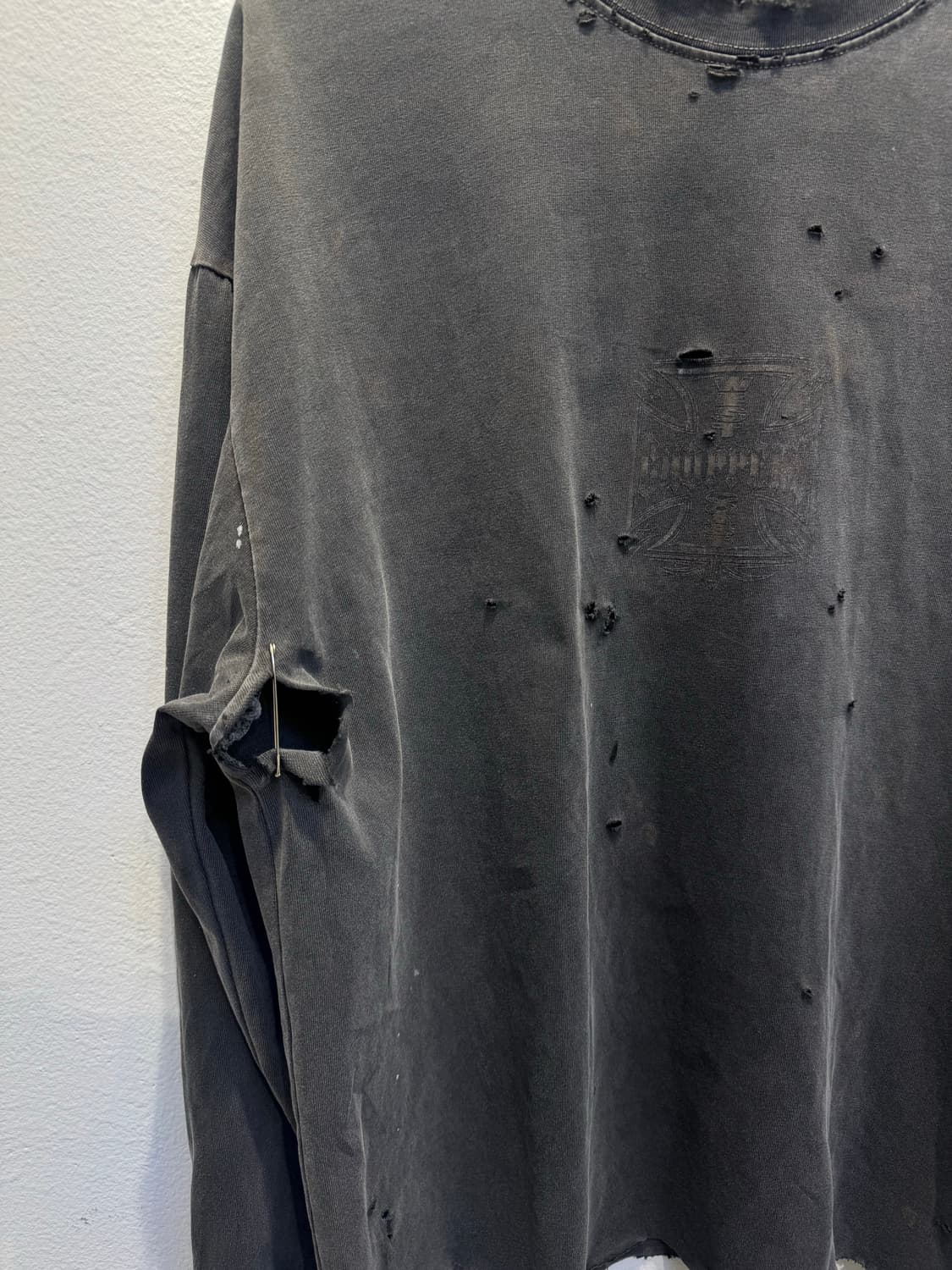 빈티지 웨스트 피그먼트 긴팔 상품이미지5