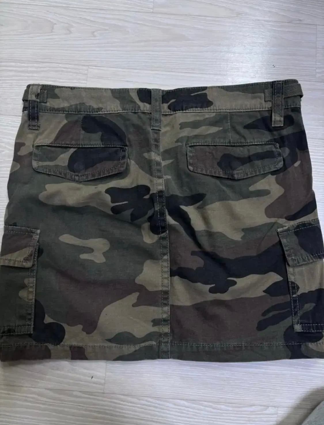 빈티지 와투케 펑크 카모 밀리터리 카고 치마  상품이미지2