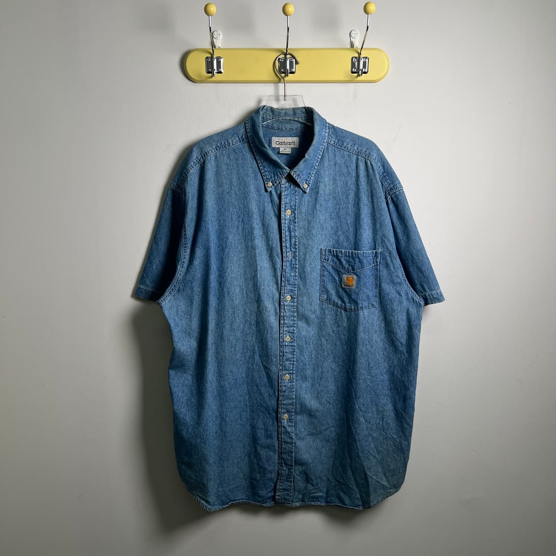 Carhartt 칼하트 데님 반팔 셔츠 XL 상품이미지1