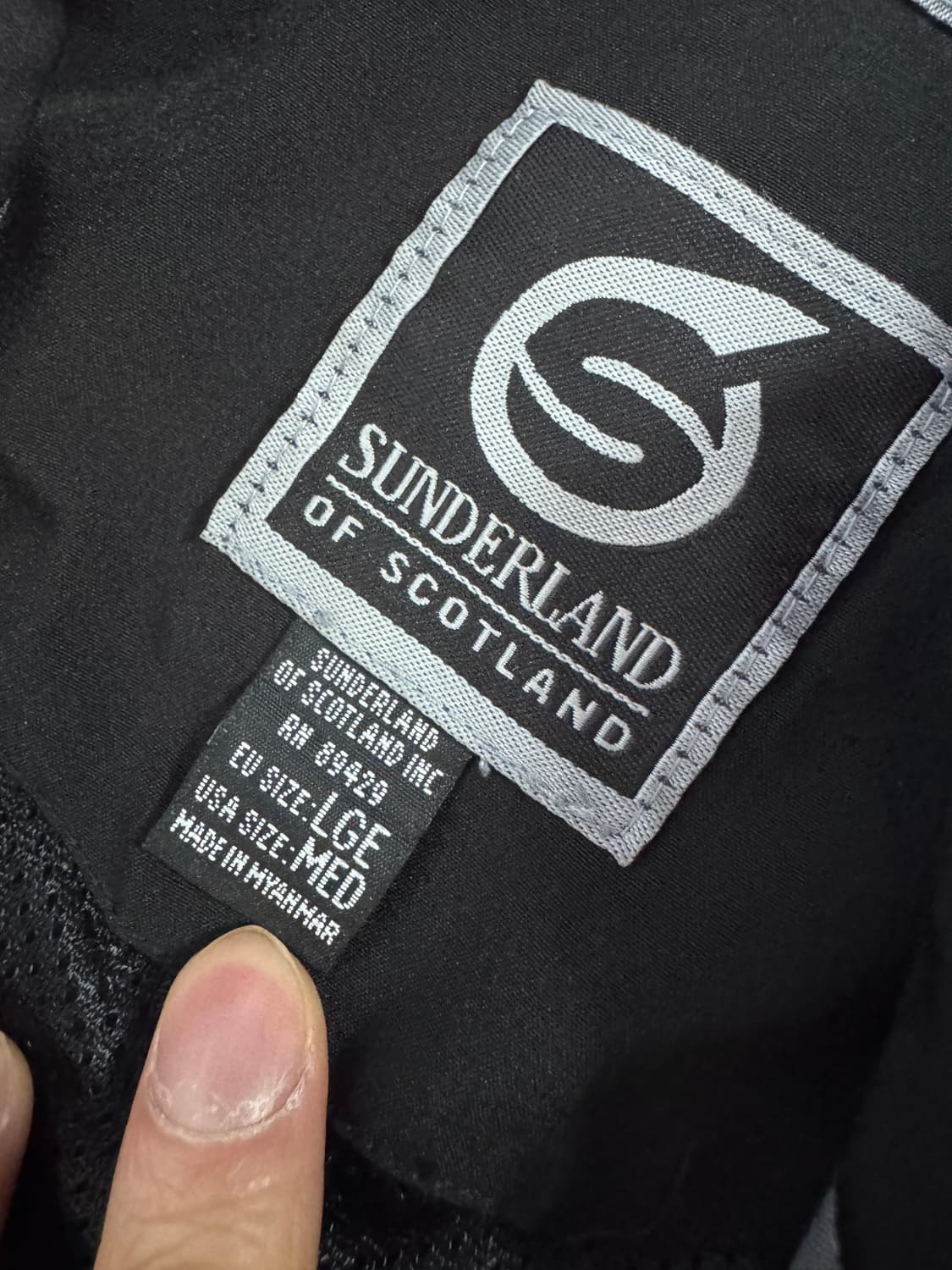 선더랜드 sunderland 골프 바람막이 반집업 아노락 XL ~ 상품이미지3