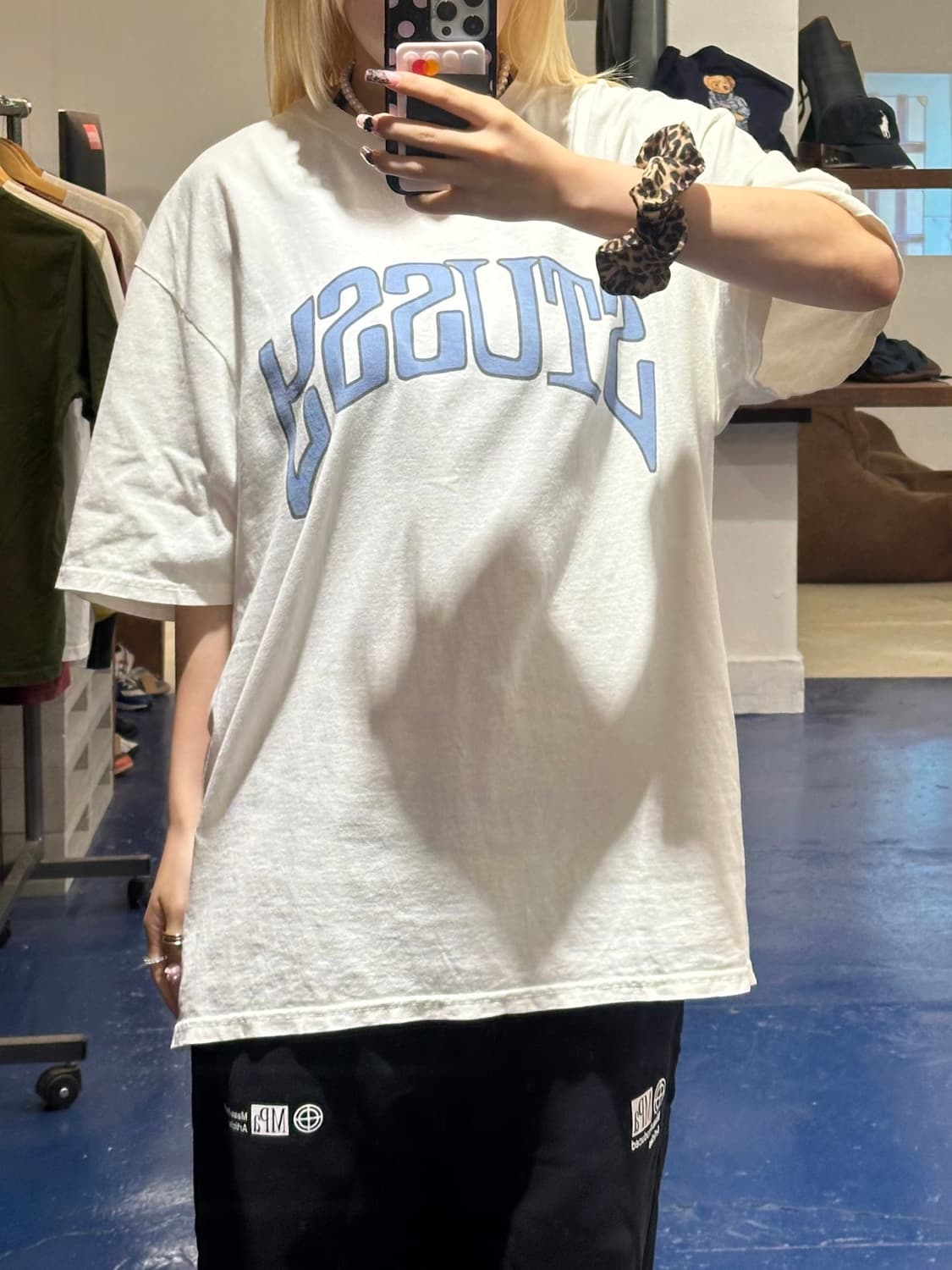 Stussy 스투시 아치로고 반팔티 상품이미지1