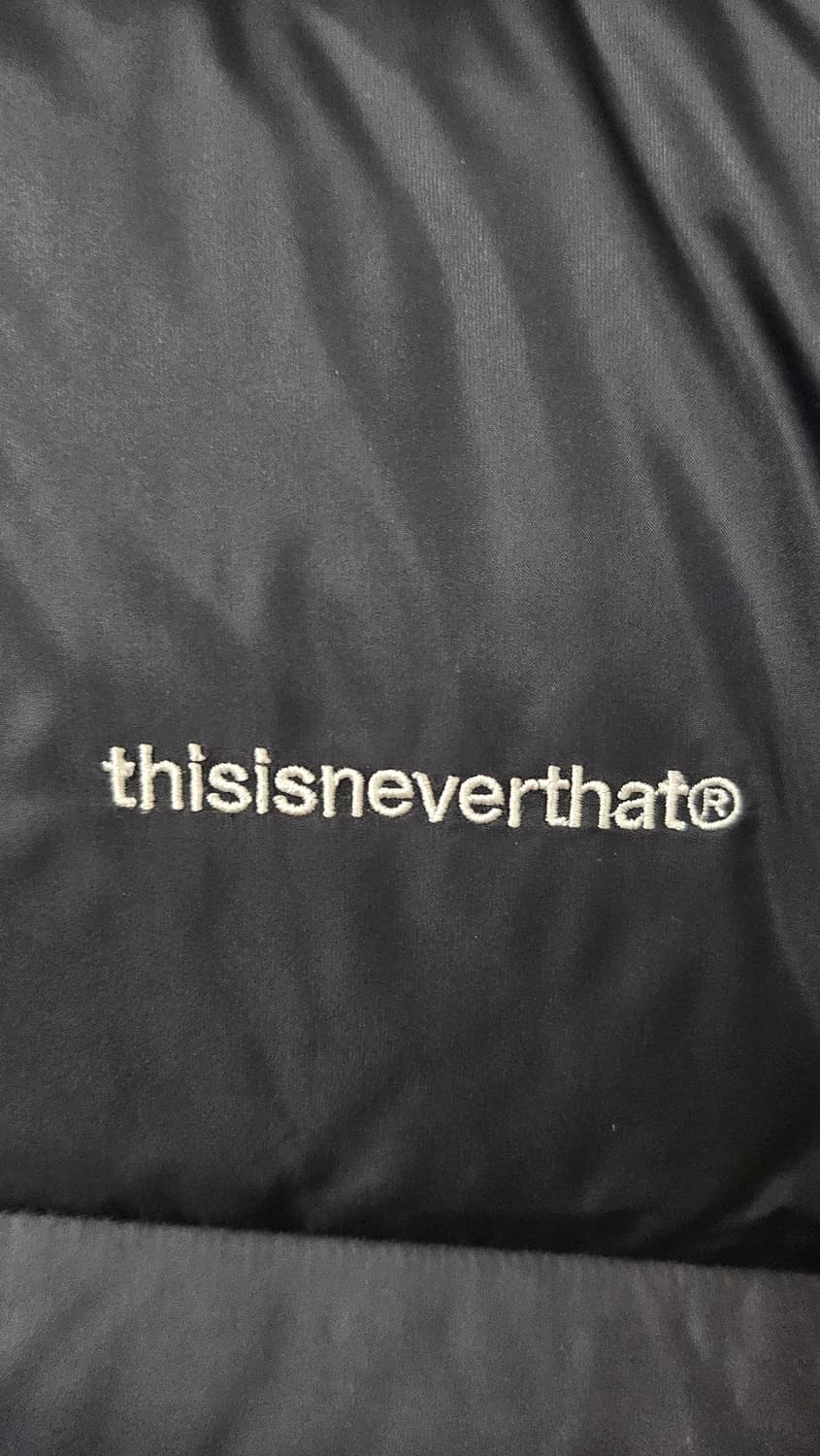 디스이즈네버댓 퍼텍스 퀀텀 패딩 블랙 L 상품이미지5