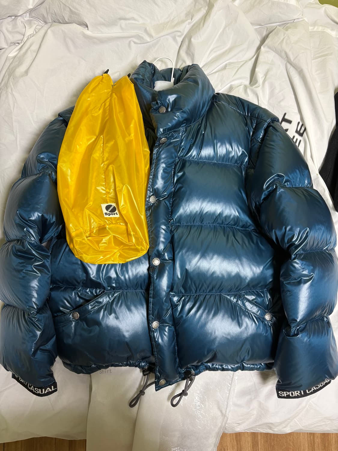 헤리티지플로스 패딩 네이비 M 상품이미지1