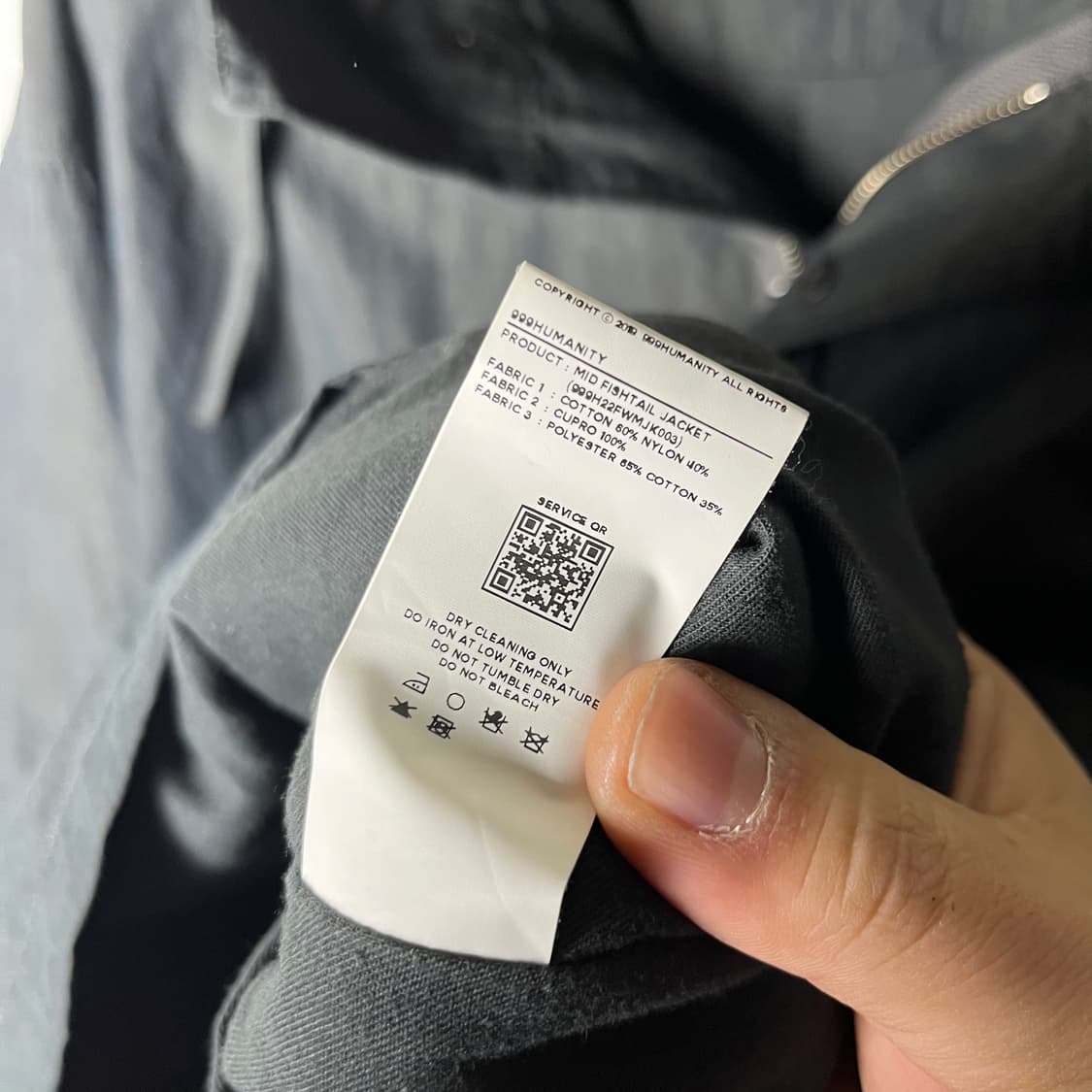 [999humanity] 22FW 999휴머니티 피쉬테일 자켓 상품이미지6