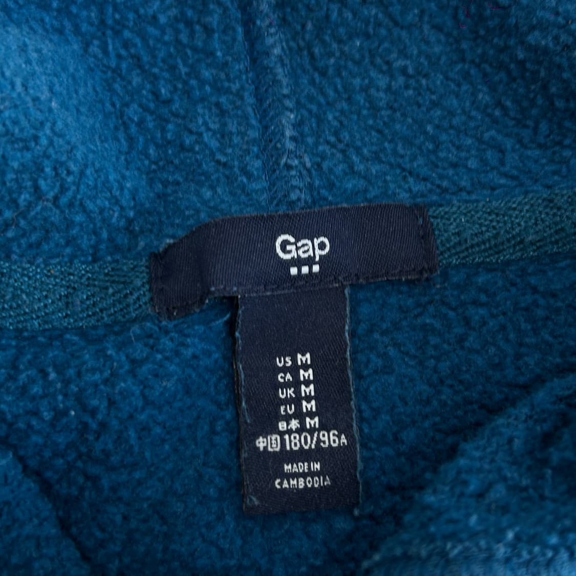 Gap 갭 네이비 로고 딥 블루 후드티 상품이미지5