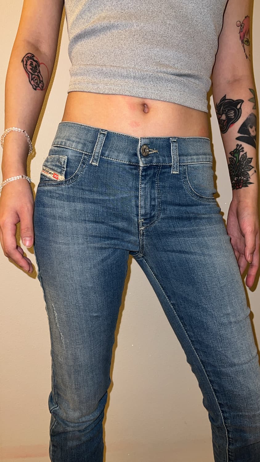 Diesel Low-Rise Denim Jeans 상품이미지1