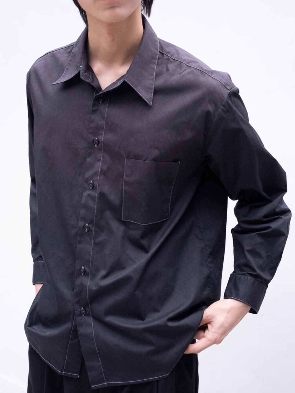 음양 Natural dyeing shirt (gradation) L 상품이미지4