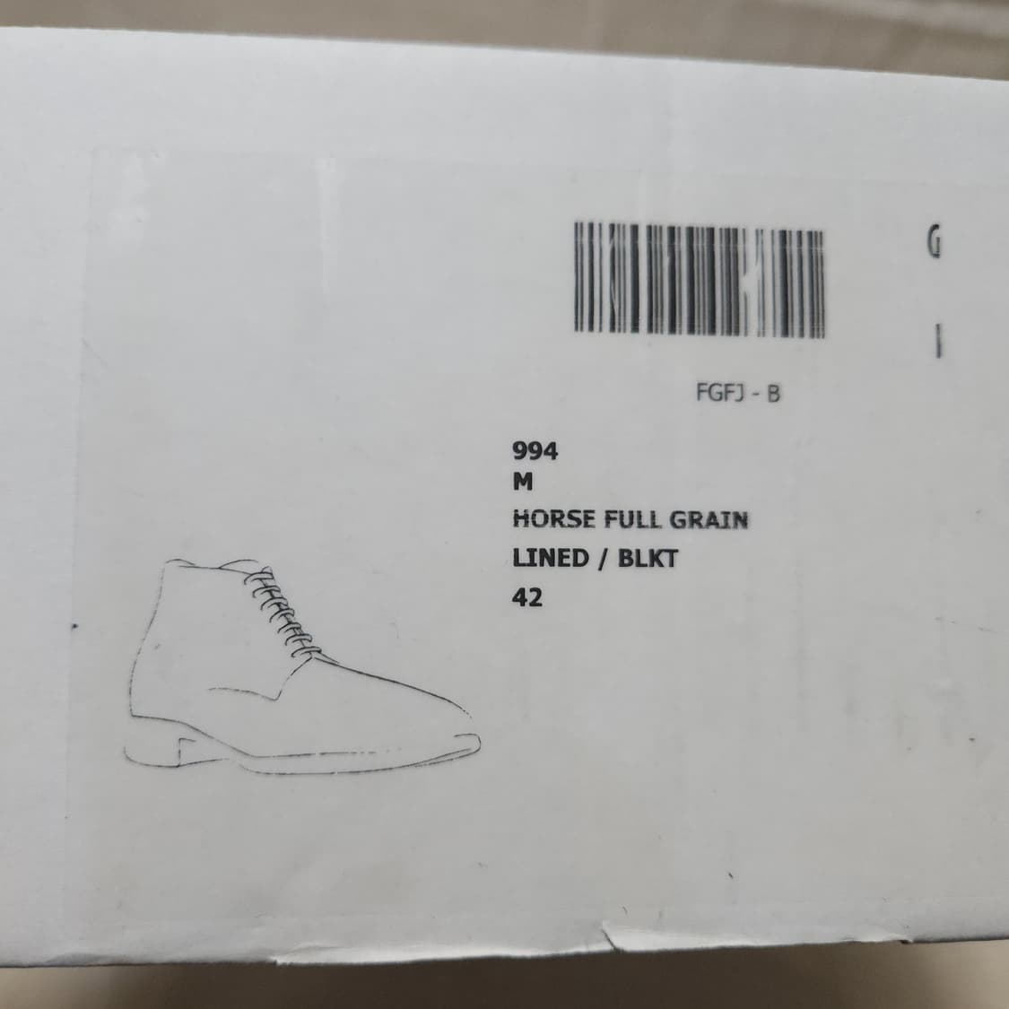 [42] 구이디 994 BLKT HORSE FULL GRAIN 상품이미지8