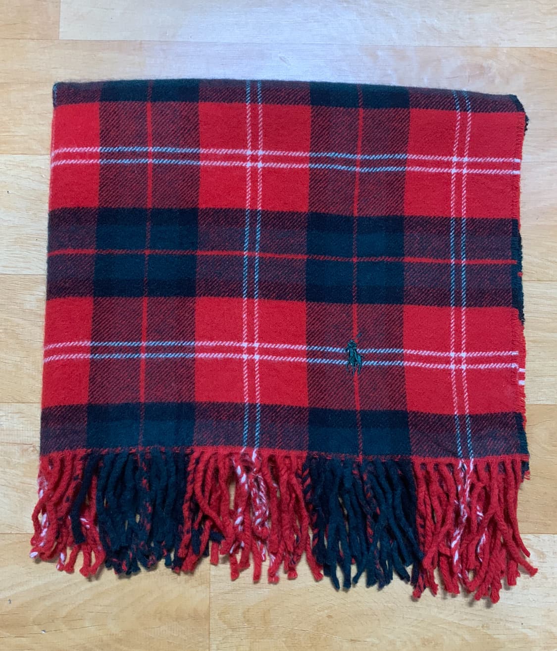 RALPH LAUREN 랄프 로렌 타탄체크 블랑킷(울/일본 메이드) 상품이미지1