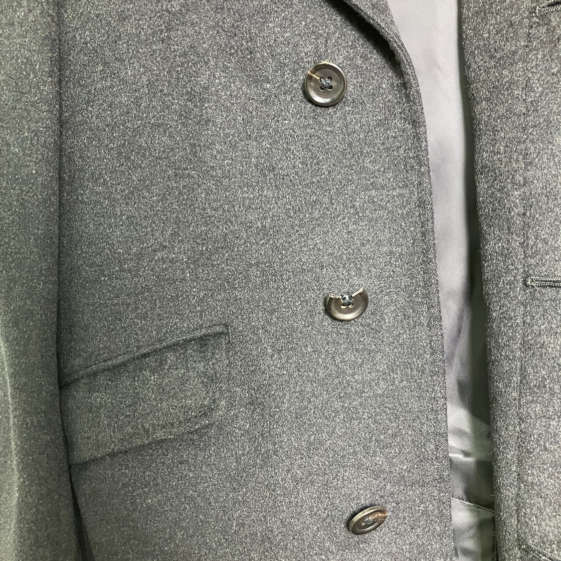 Suit Select 차콜 캐시미어 코트  상품이미지10