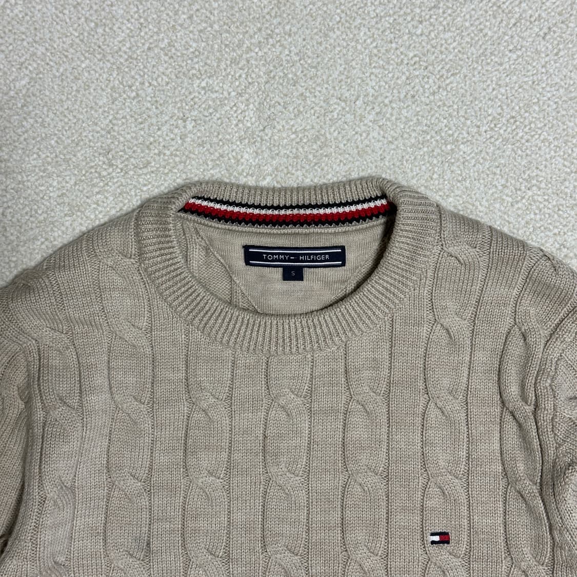 타미힐피거 베이직 울 케이블 크루넥 니트스웨터 상품이미지5