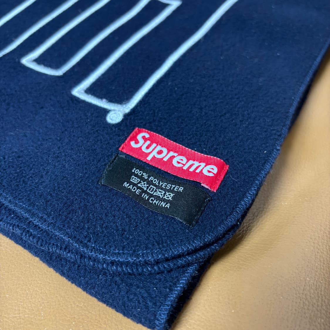 슈프림 머플러 목도리 네이비 상품이미지2