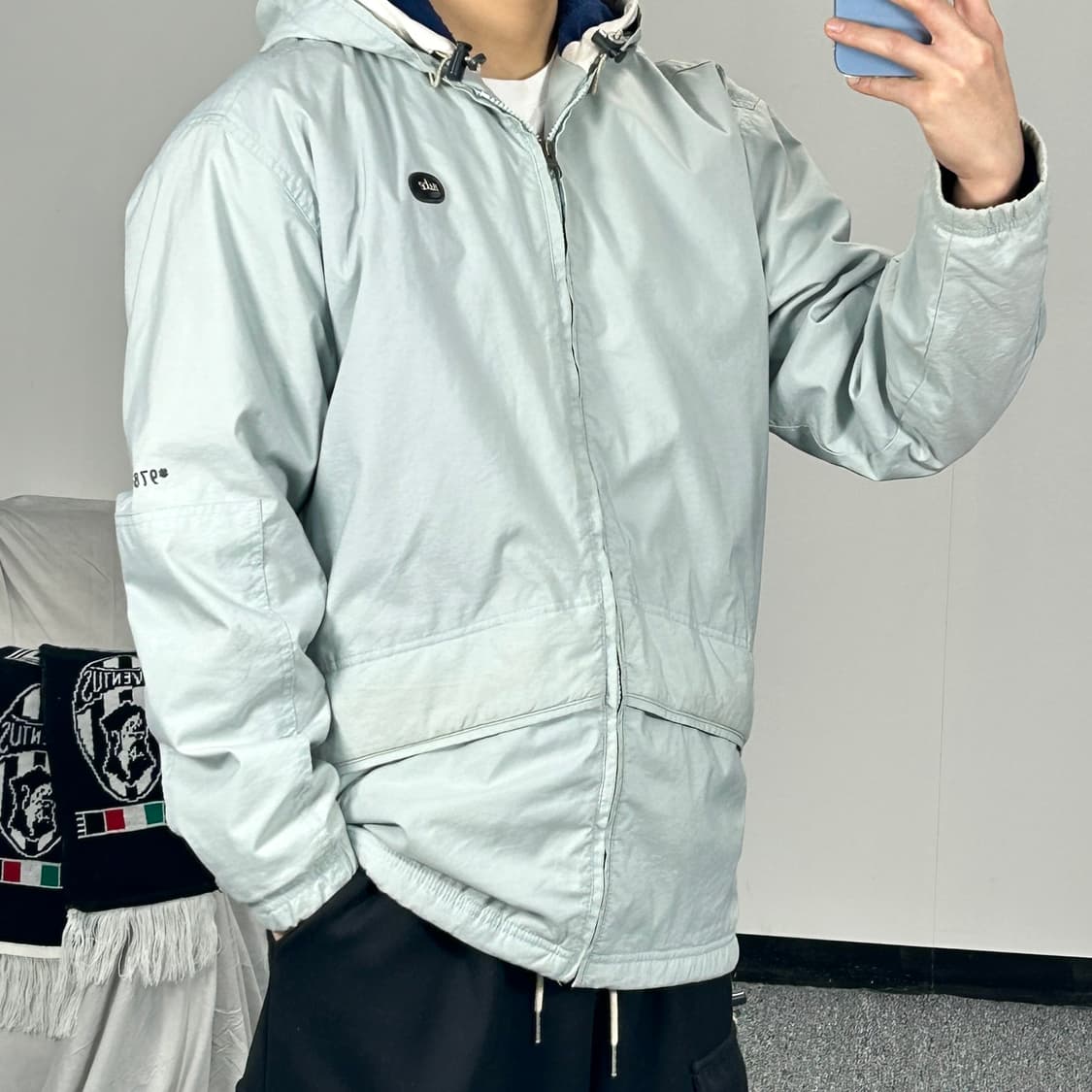 나이키 올드스쿨 스카이블루 후드 자켓 S 상품이미지1