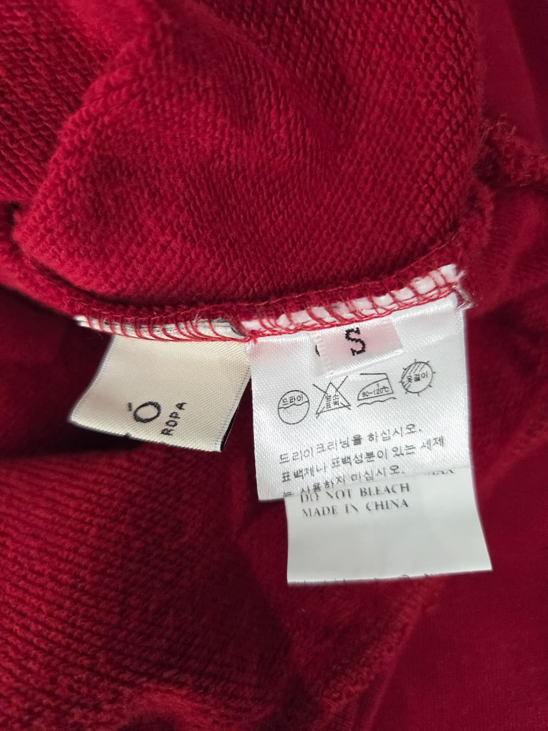 ORO(오로) 레터링 레이스 포인트 맨투맨 상품이미지7