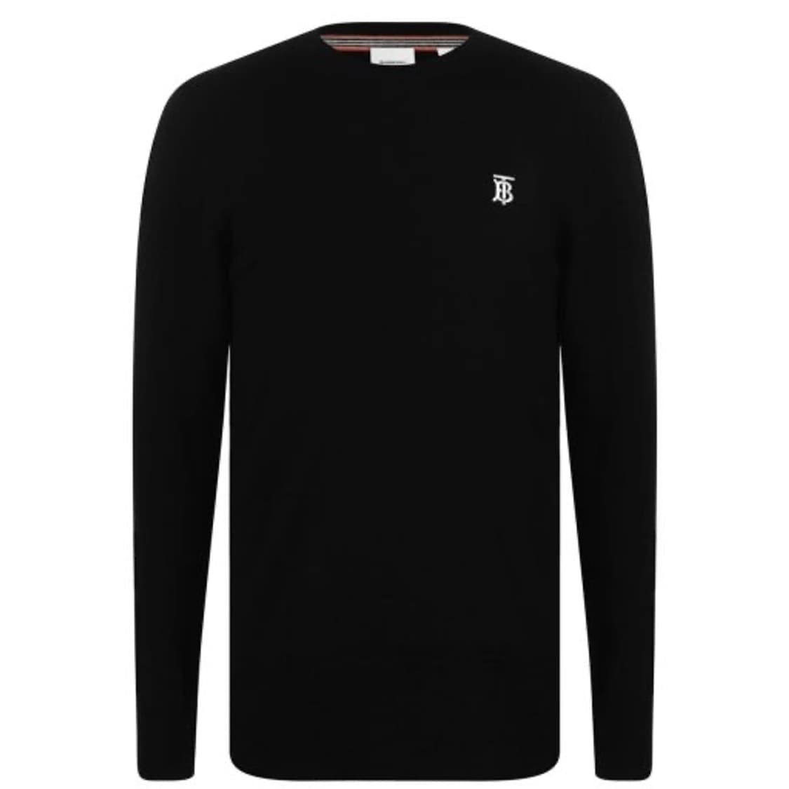 버버리 남성 TB 로고 블랙 메리노 울 니트 상품이미지8