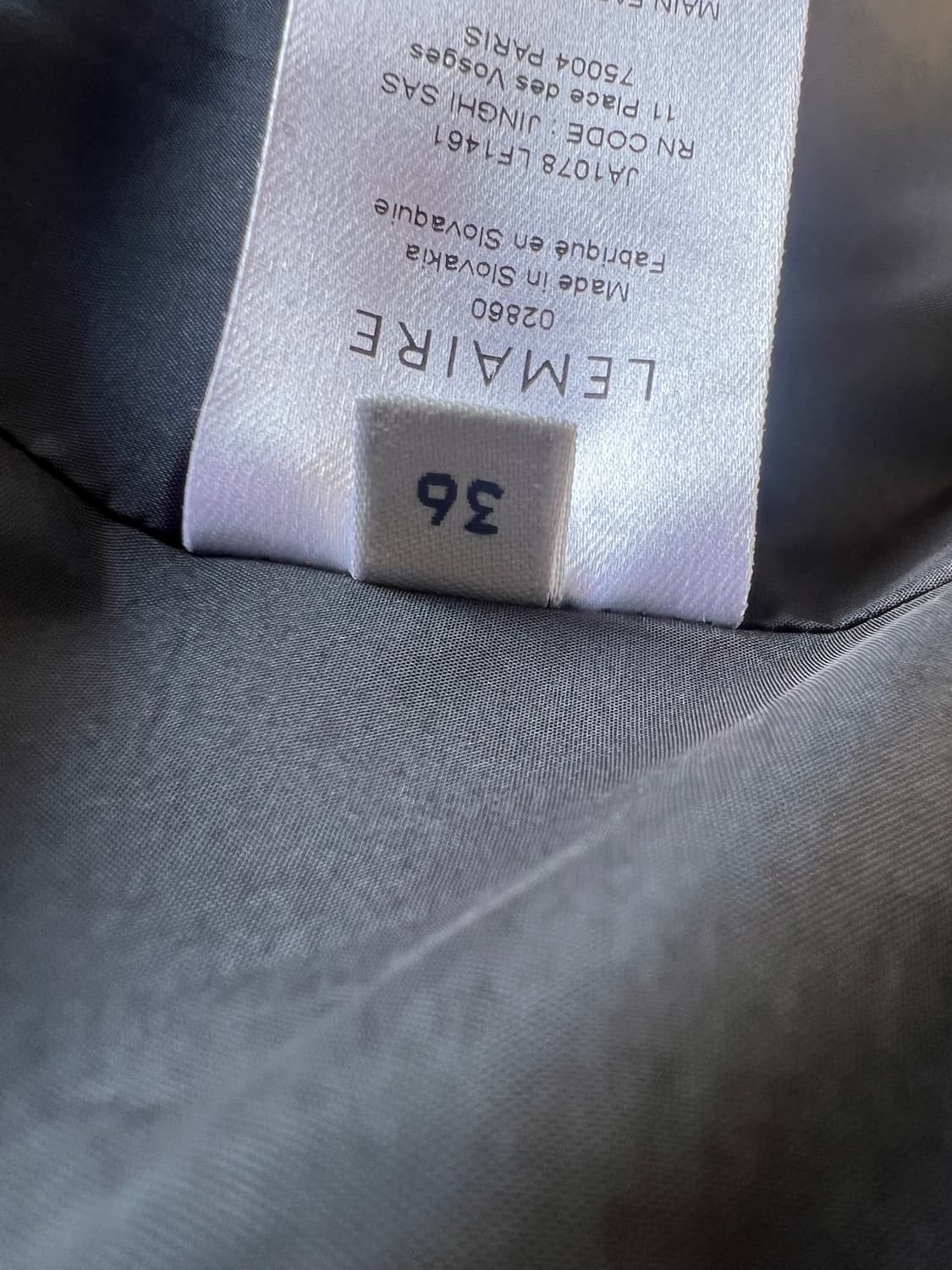 르메르 해리스 박시 테일러드 자켓 브라운 36사이즈 상품이미지8