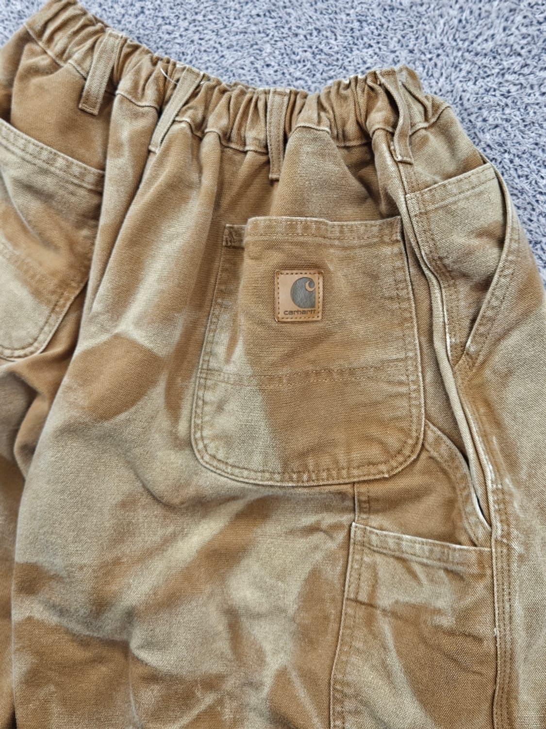 칼하트 다잉 밴딩 커스텀 덕캔버스 카펜터 워크 쇼츠 (44")/11644 상품이미지8