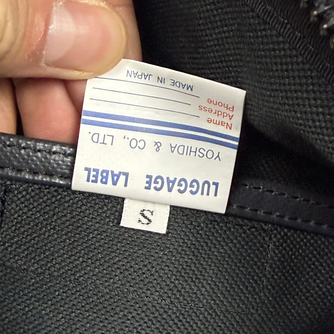 요시다포터 러기지라벨 라이너 숄더백 블랙 상품이미지10