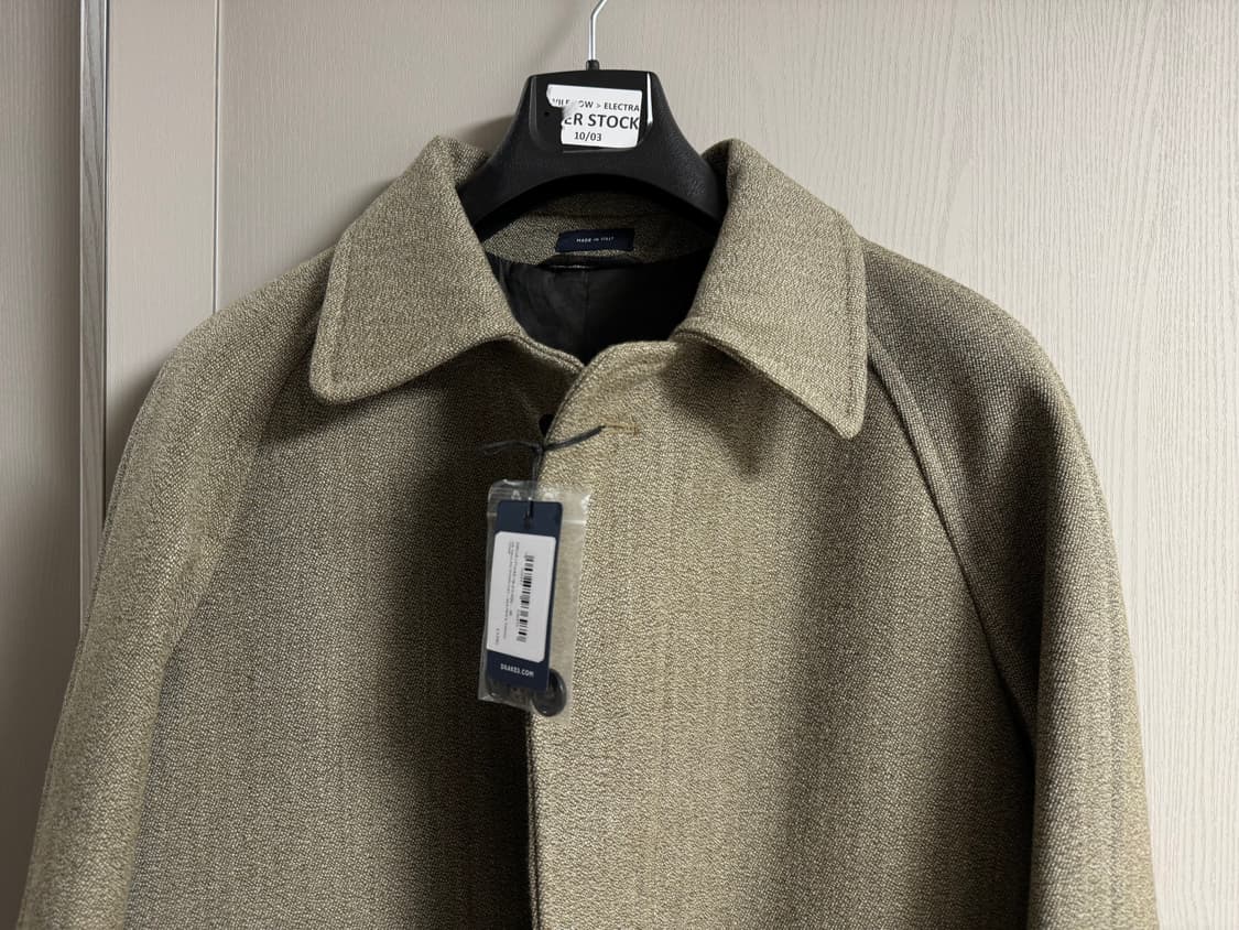 드레익스 로밧 키퍼트위드 레글런 오버코트 38사이즈 판매 상품이미지2