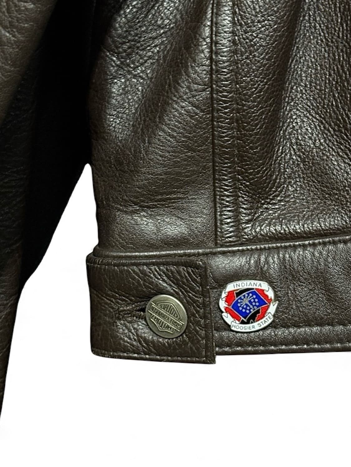 90's 할리데이비슨 2nd 트러커 가죽자켓 상품이미지7