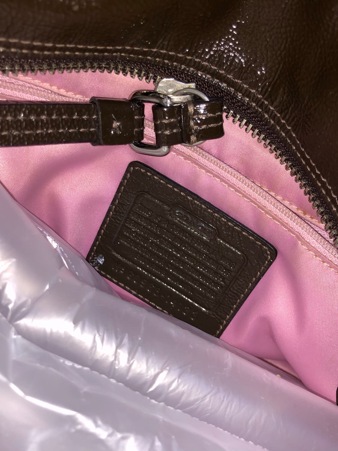 코치 시그니처 숄더백 딥브라운 상품이미지7