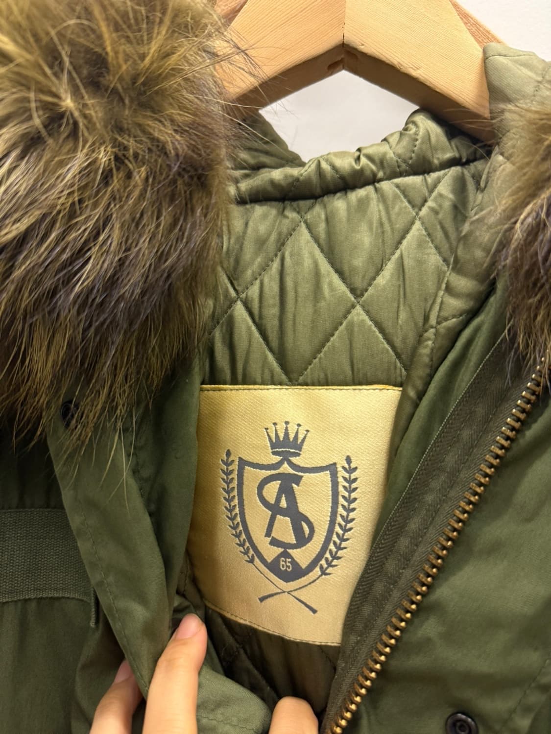 AS65 리얼 야쿤 야상점퍼 L 여성용 (66~77)  상품이미지2