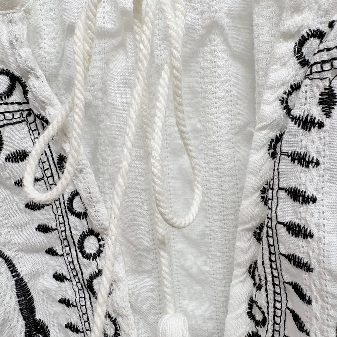 Back Number 에스닉 태슬 자수 블라우스 L JPN  상품이미지3