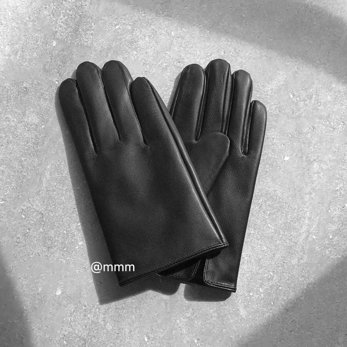 [Unisex] 램스킨 가죽 장갑 블랙 상품이미지2