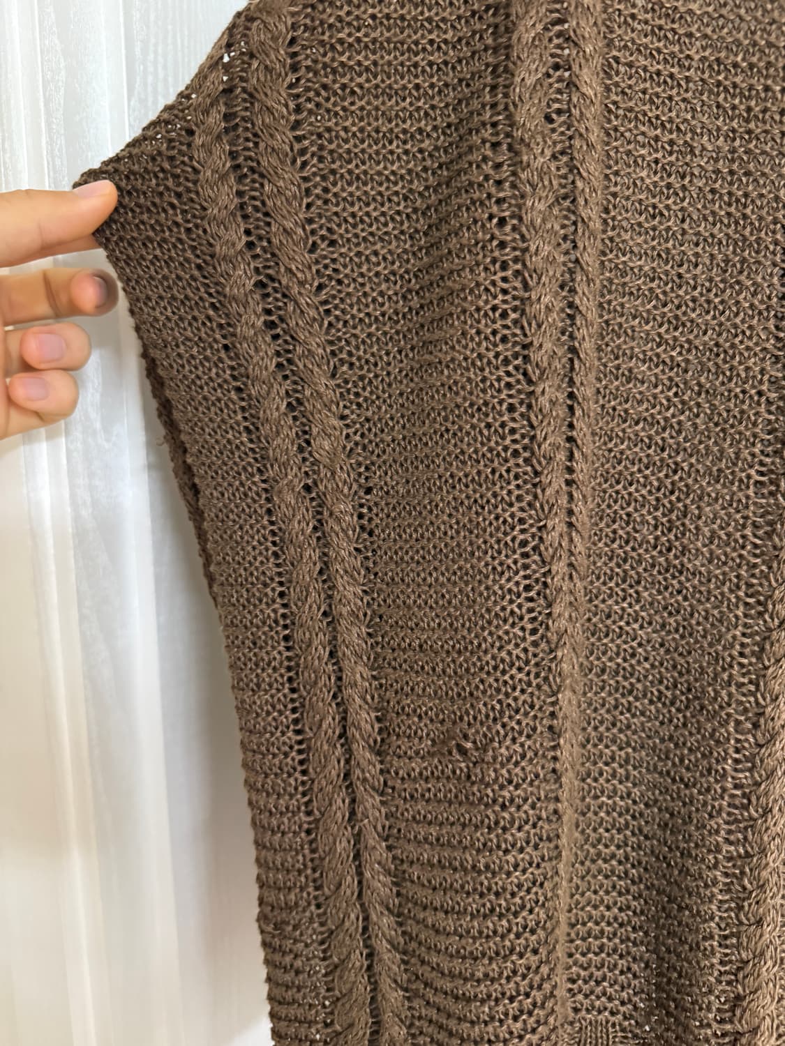linen cable knit 상품이미지7