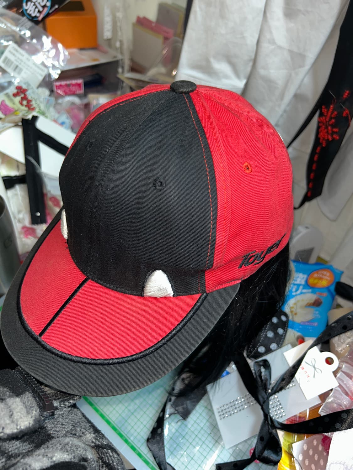 빈티지 키치 레드 캡  상품이미지2