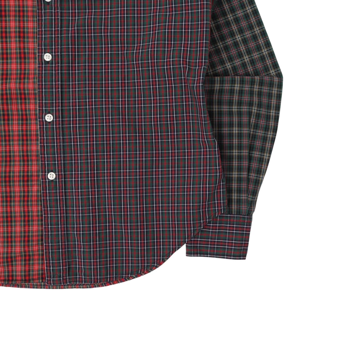 폴로 랄프로렌 패치워크 체크 커스텀핏 셔츠 상품이미지3