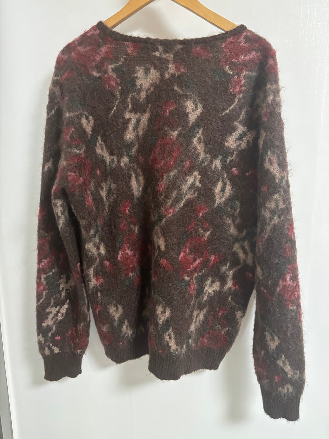 니들스 로즈다크 브라운 모헤어 가디건 상품이미지2