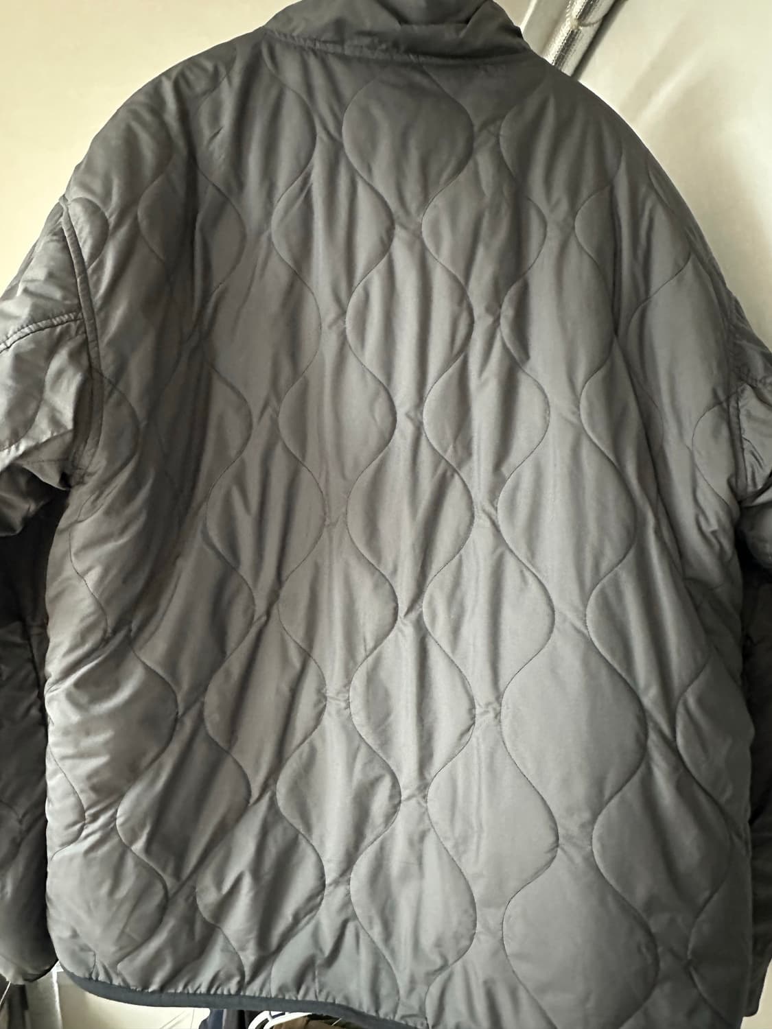 아디다스 리버시블 쉐르파 양면 플리스 자켓 그레이 L 상품이미지4