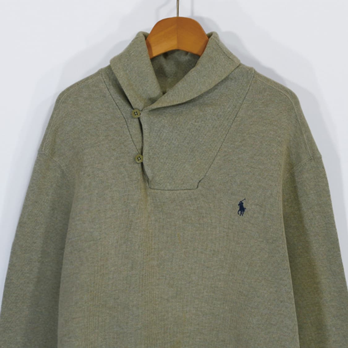 Polo by Ralph Lauren 숄카라버튼니트 상품이미지3