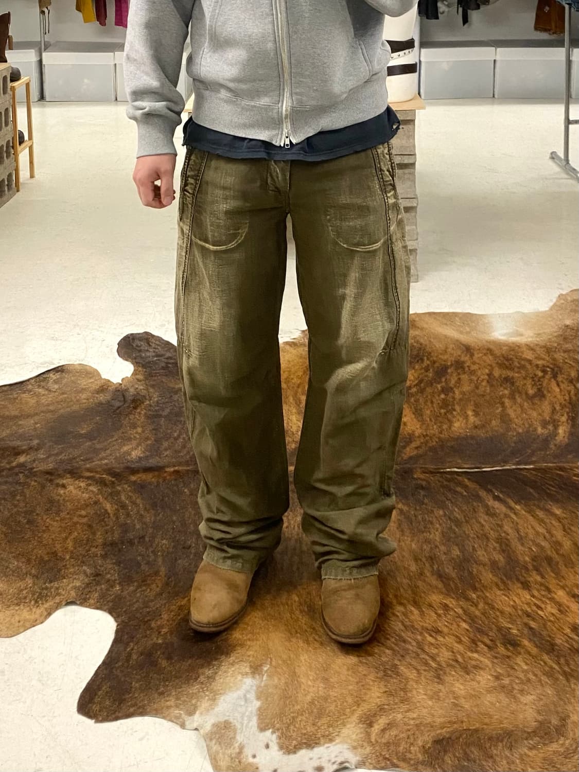 00’s Marithe Francois Girbaud 하드 워싱 팬츠 상품이미지1