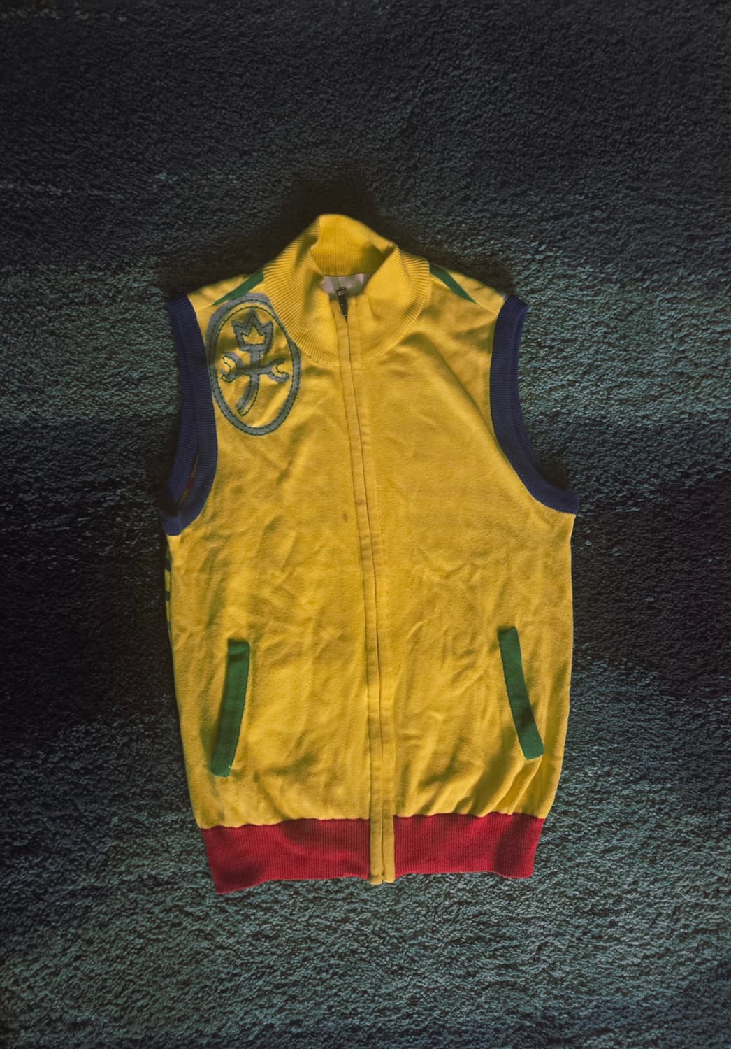 (얼룩)Castel bajac sports 조끼 vest 비비드칼라 오염 상품이미지1