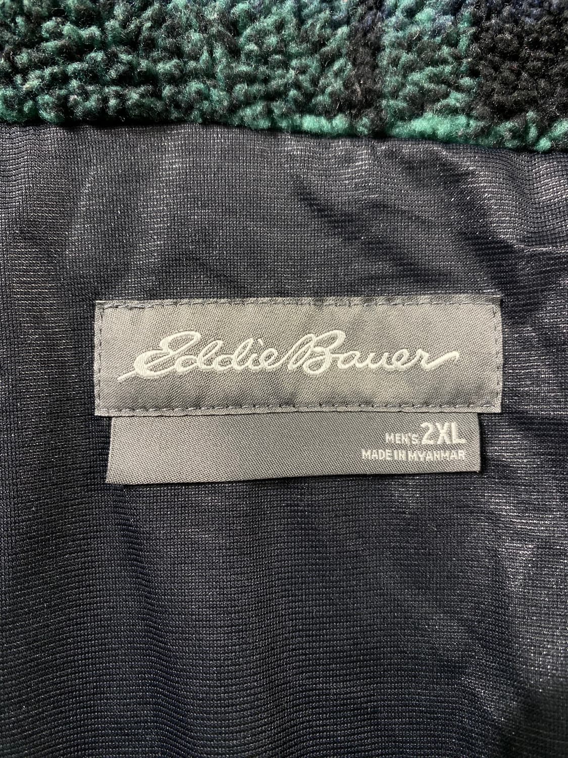 [2XL] Eddie Bauer 에디바우어 체크 플리스 자켓 상품이미지5