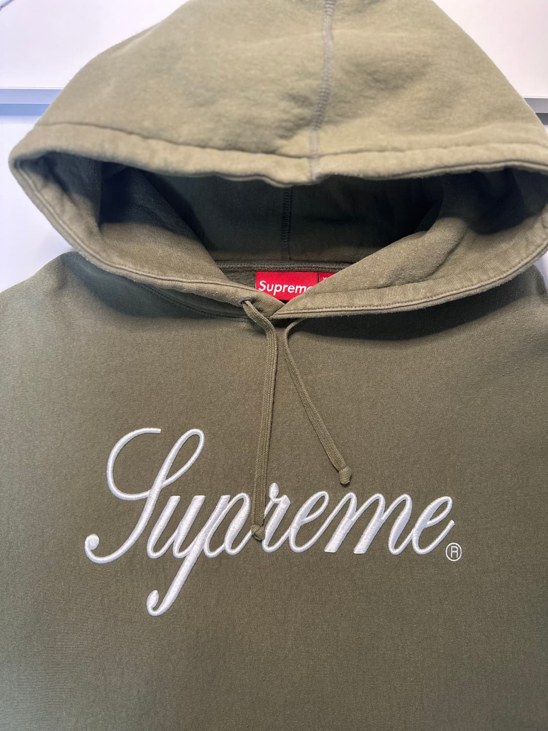 23 슈프림 후드 올리브 M 상품이미지1
