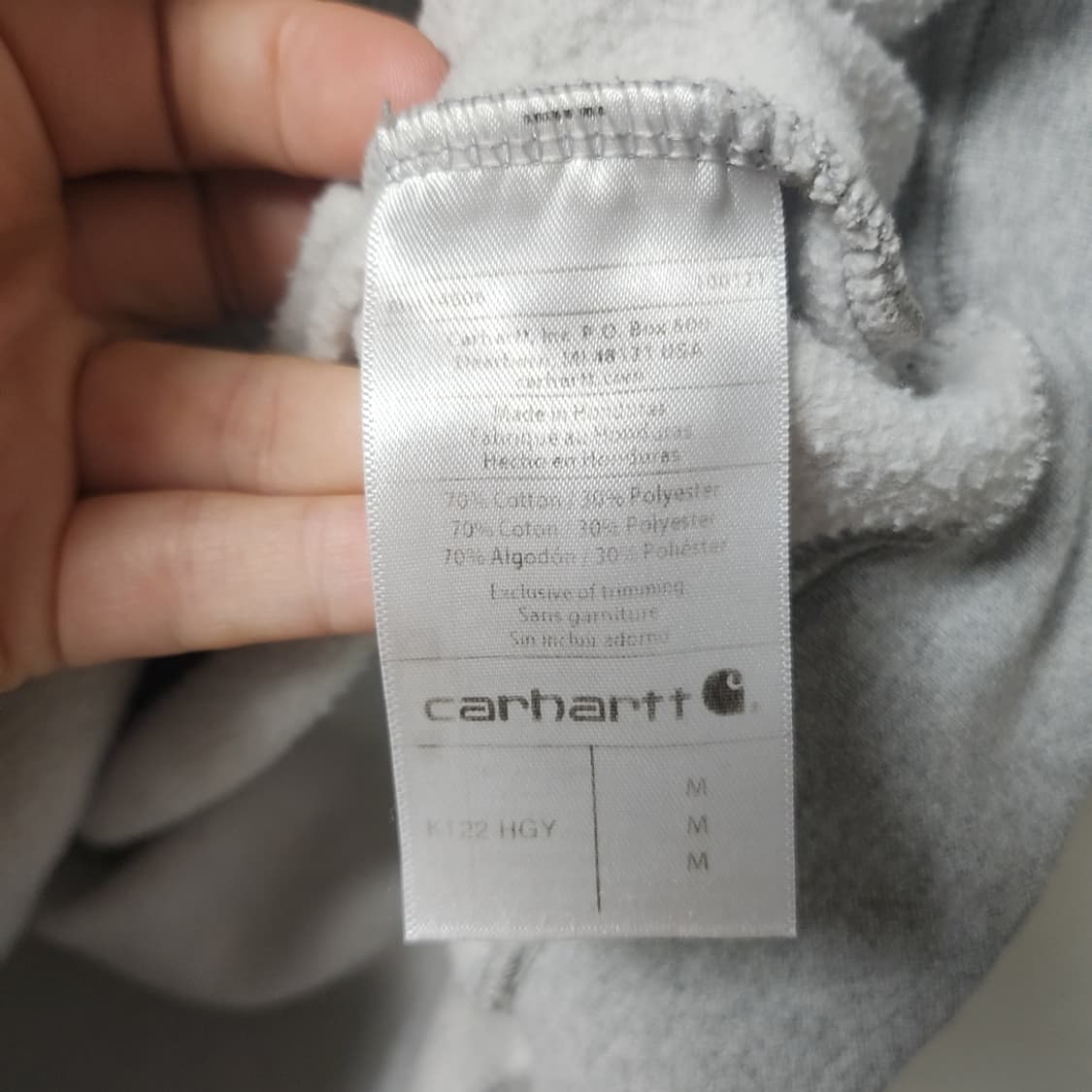[L] 칼하트 기모 후드집업 상품이미지4